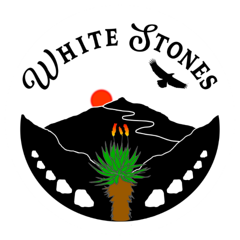 White stones